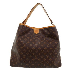 Louis Vuitton Monogram Leather Brown Delightful Semi Shoulder Bag